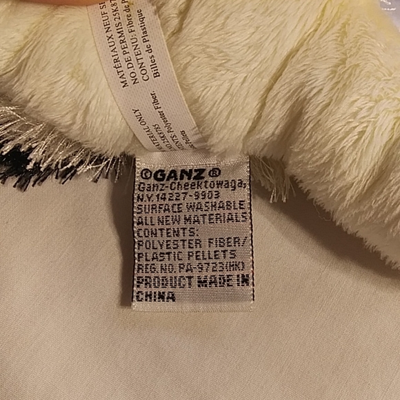 Ganz Webkins Plush Black & White Cheeky Dog - Picture 7 of 8